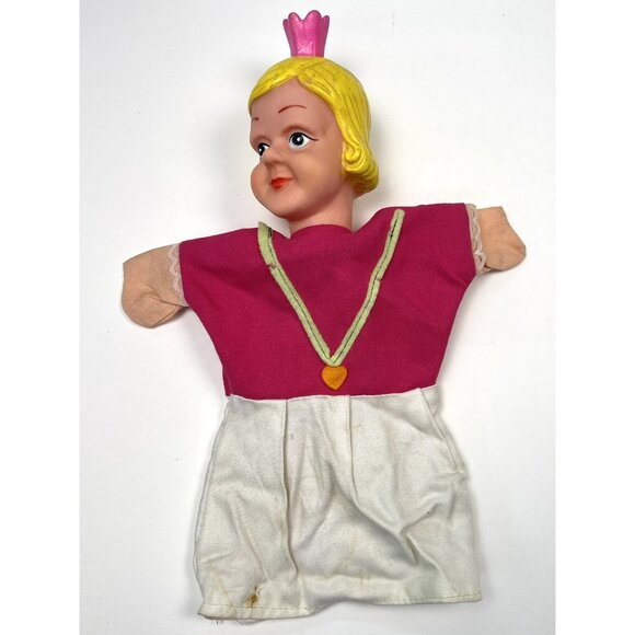 2 VTG JOHN FREILASSING Punch & Judy HAND PUPPETS Queen Police Germany Mr. Rogers - Picture 3 of 10